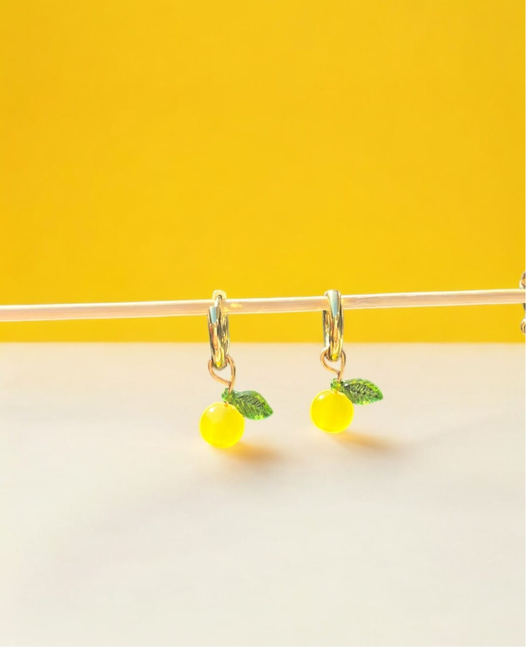 Citron earrings
