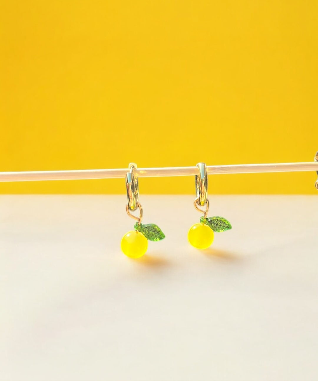 Citron earrings