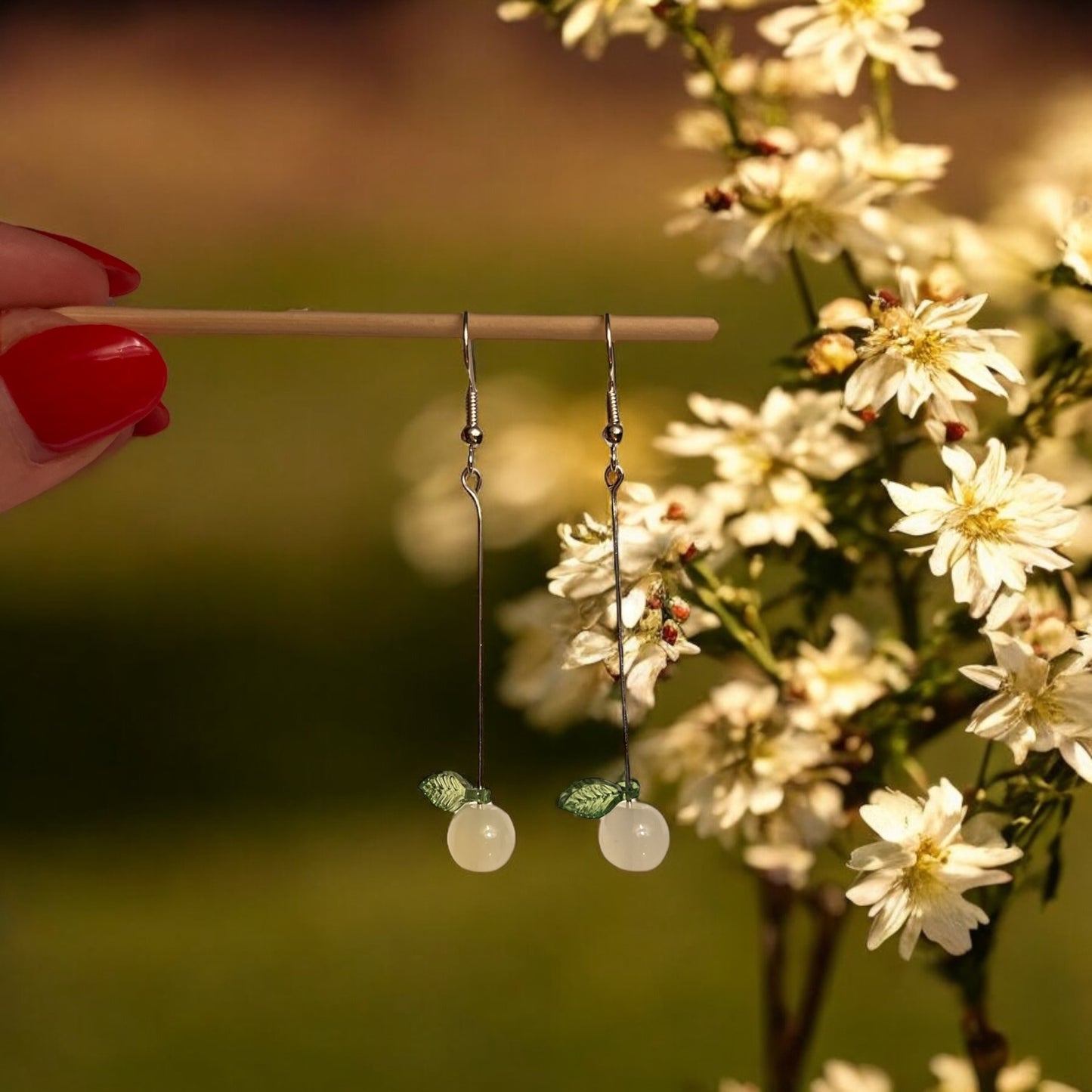 Whitecurrant S earrings