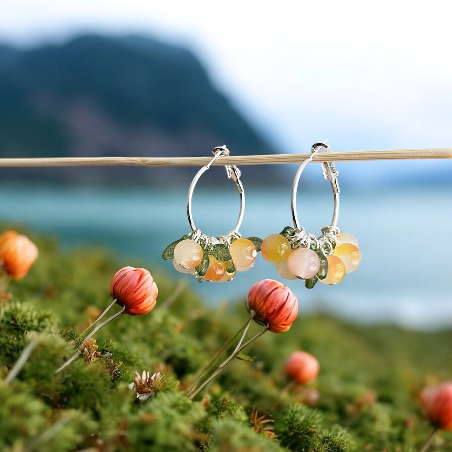 Cloudberry Loop earrings