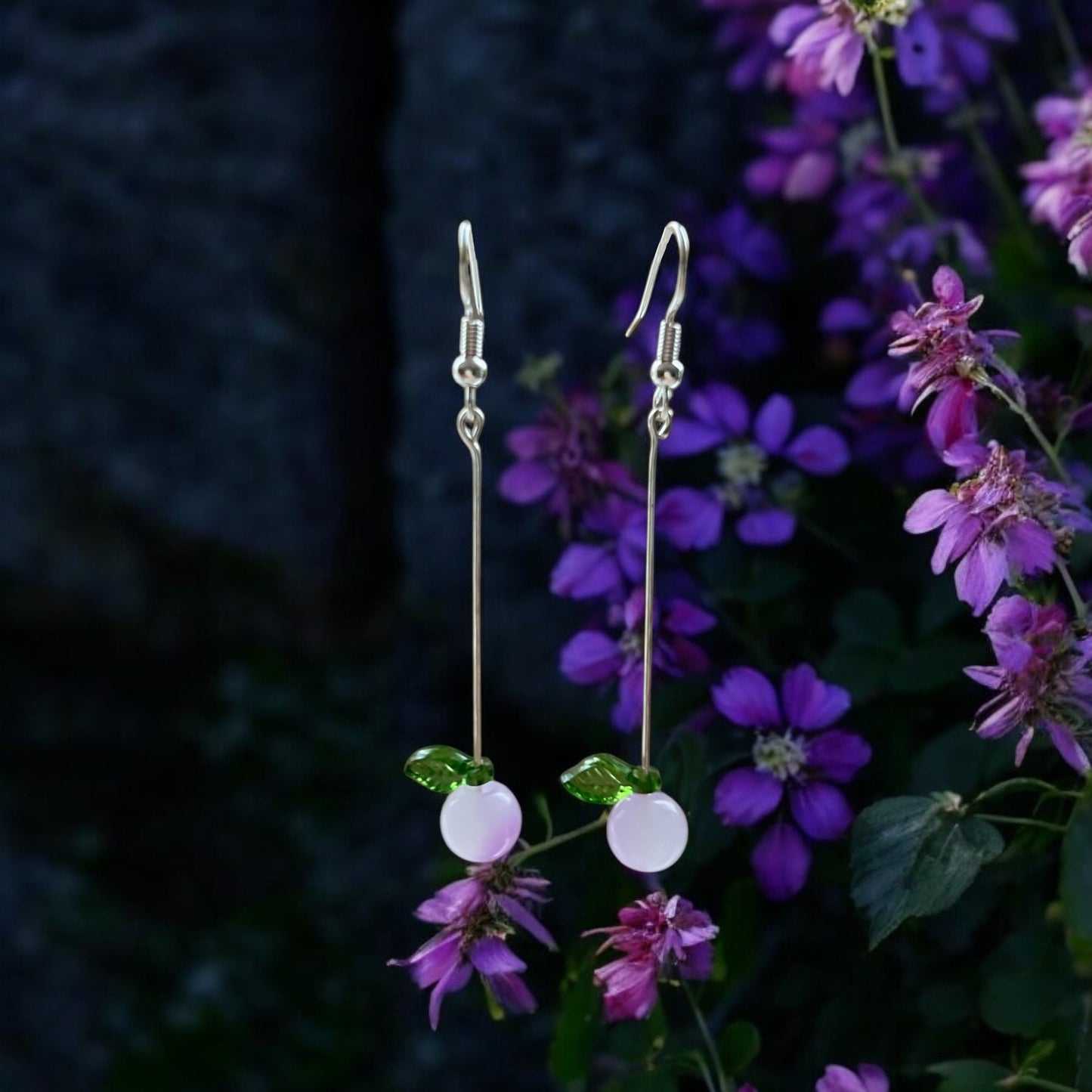 Blackcurrant S earrings