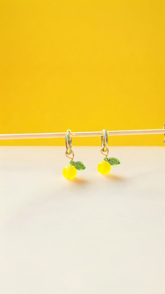 Citron earrings