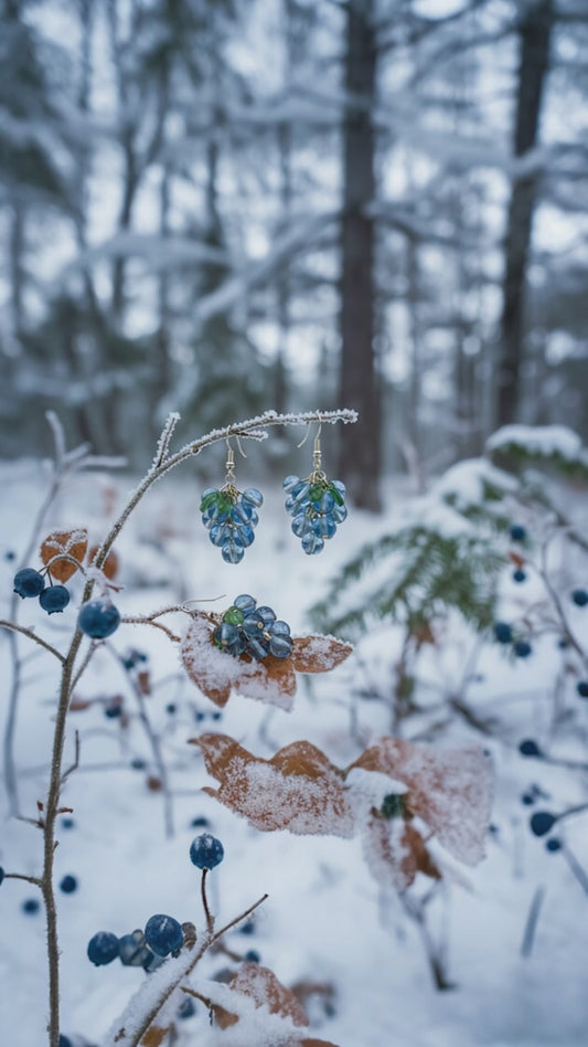 Blueberry M earrings
